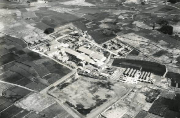 静岡工場建設（1953年）頃の写真